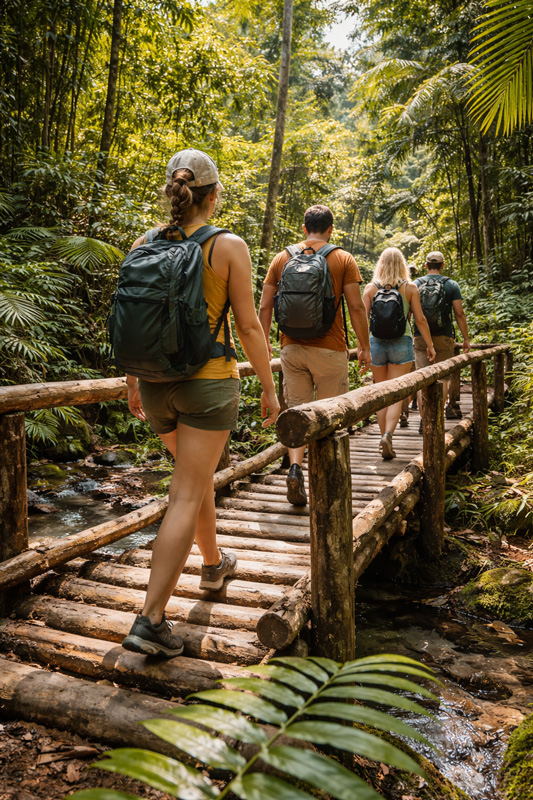 Trilha para cachoeira